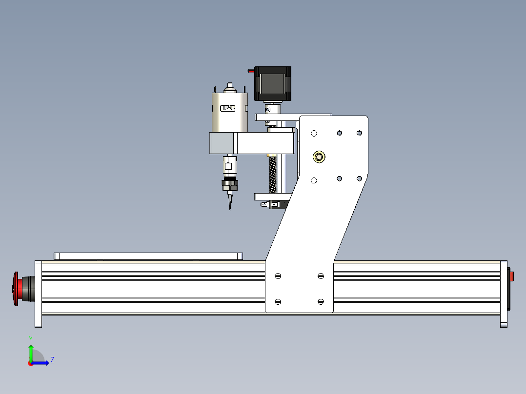 A2004683-数控铣床左视图