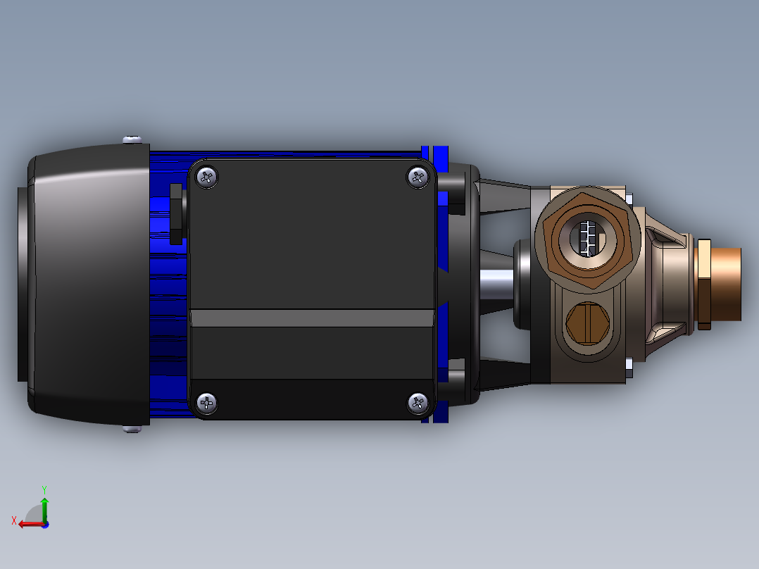 泵、水泵(50)后视图