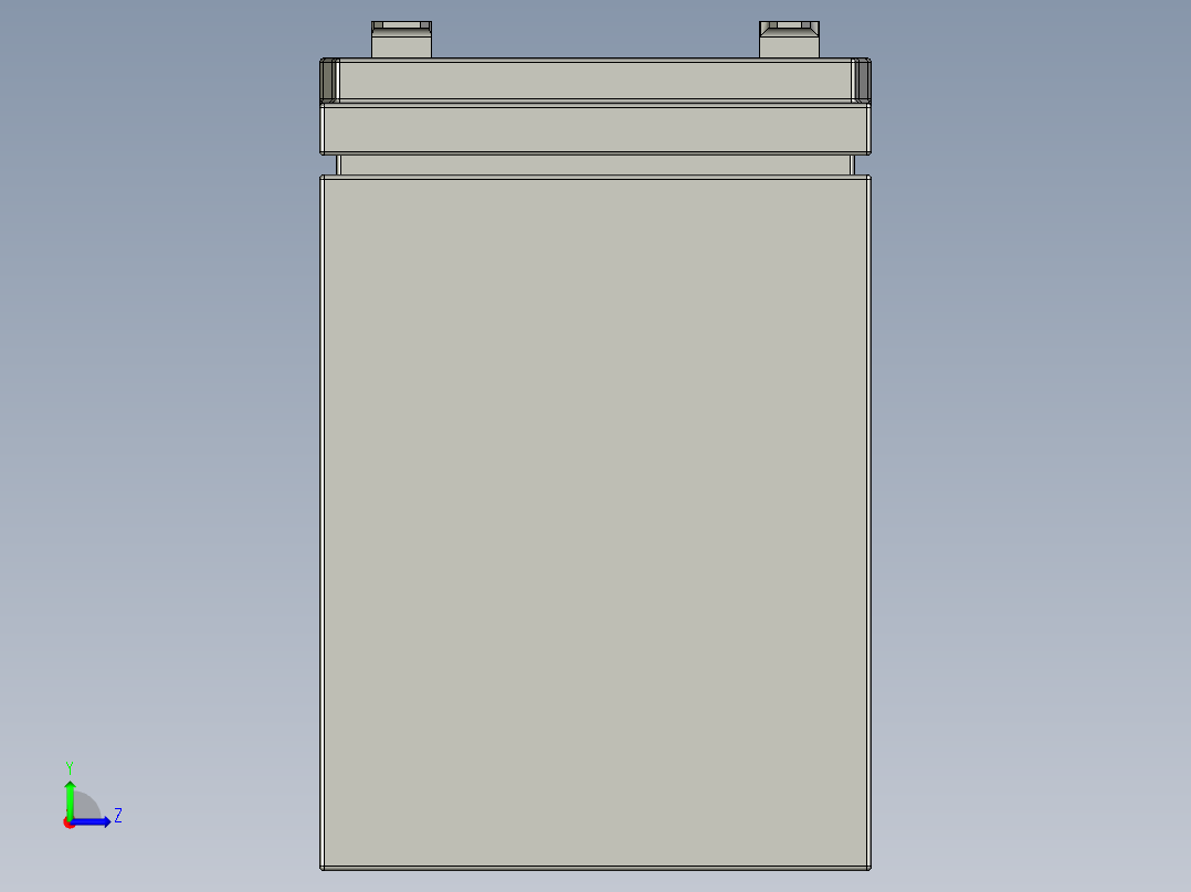 电池仓、电池(3)左视图