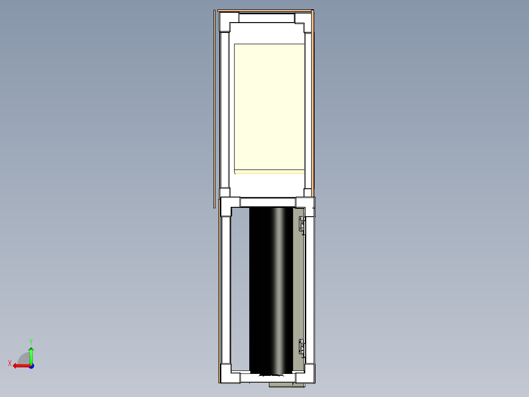 A0003167-阿基米德螺旋桨涡轮机水力发电机后视图