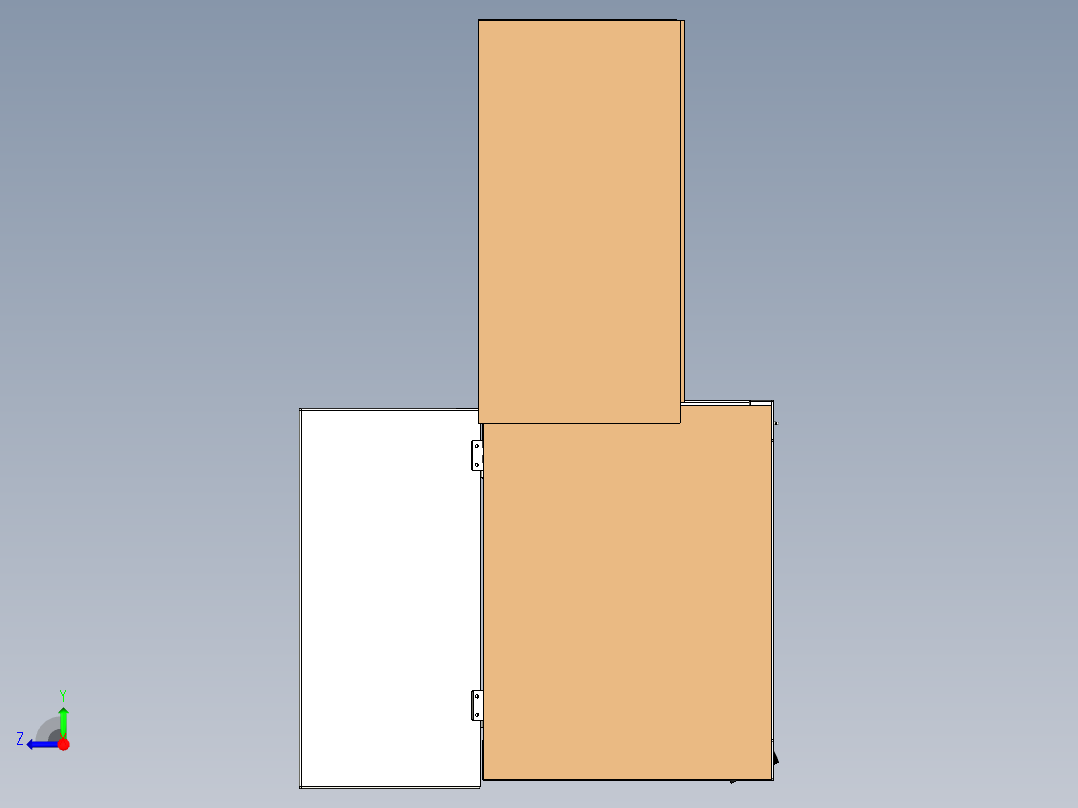 A0003167-阿基米德螺旋桨涡轮机水力发电机右视图