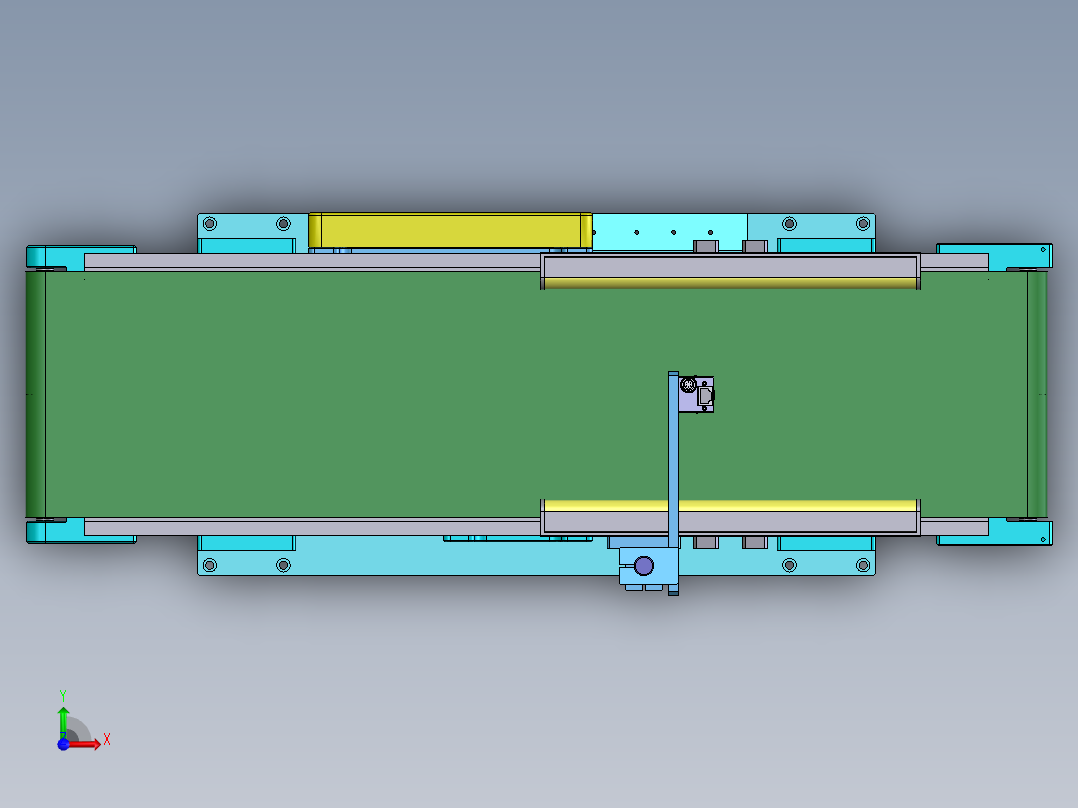视觉拍照输送线  XT前视图