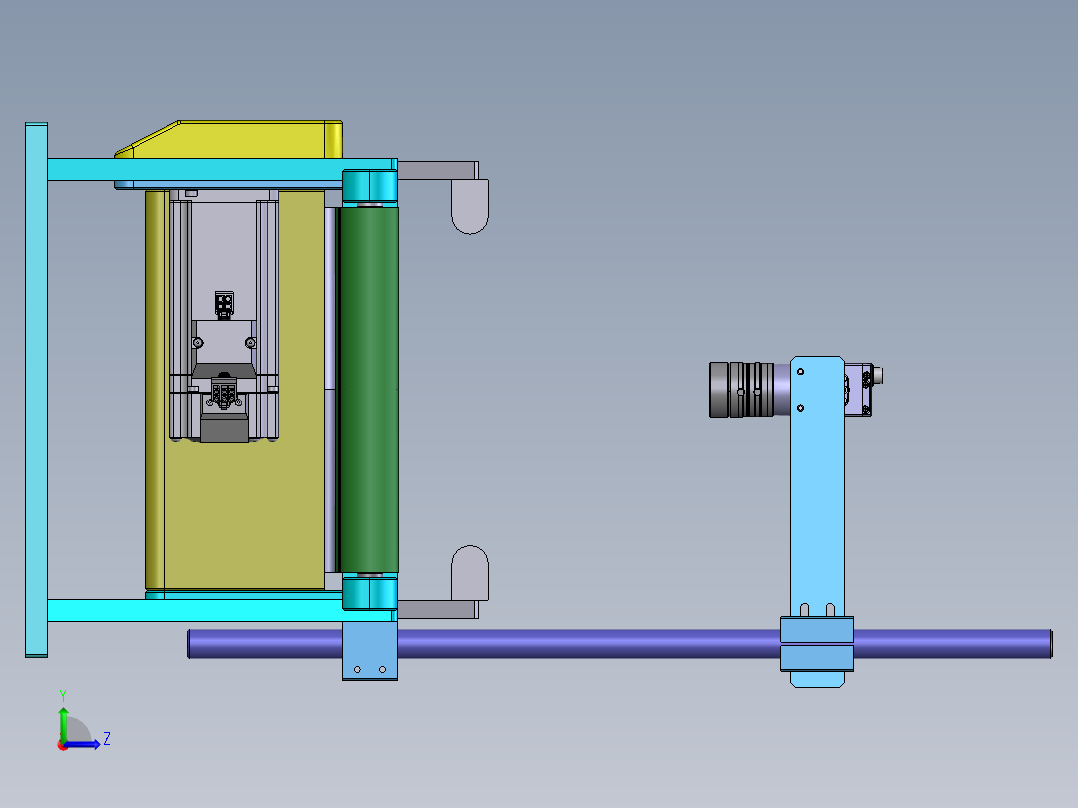 视觉拍照输送线  XT左视图