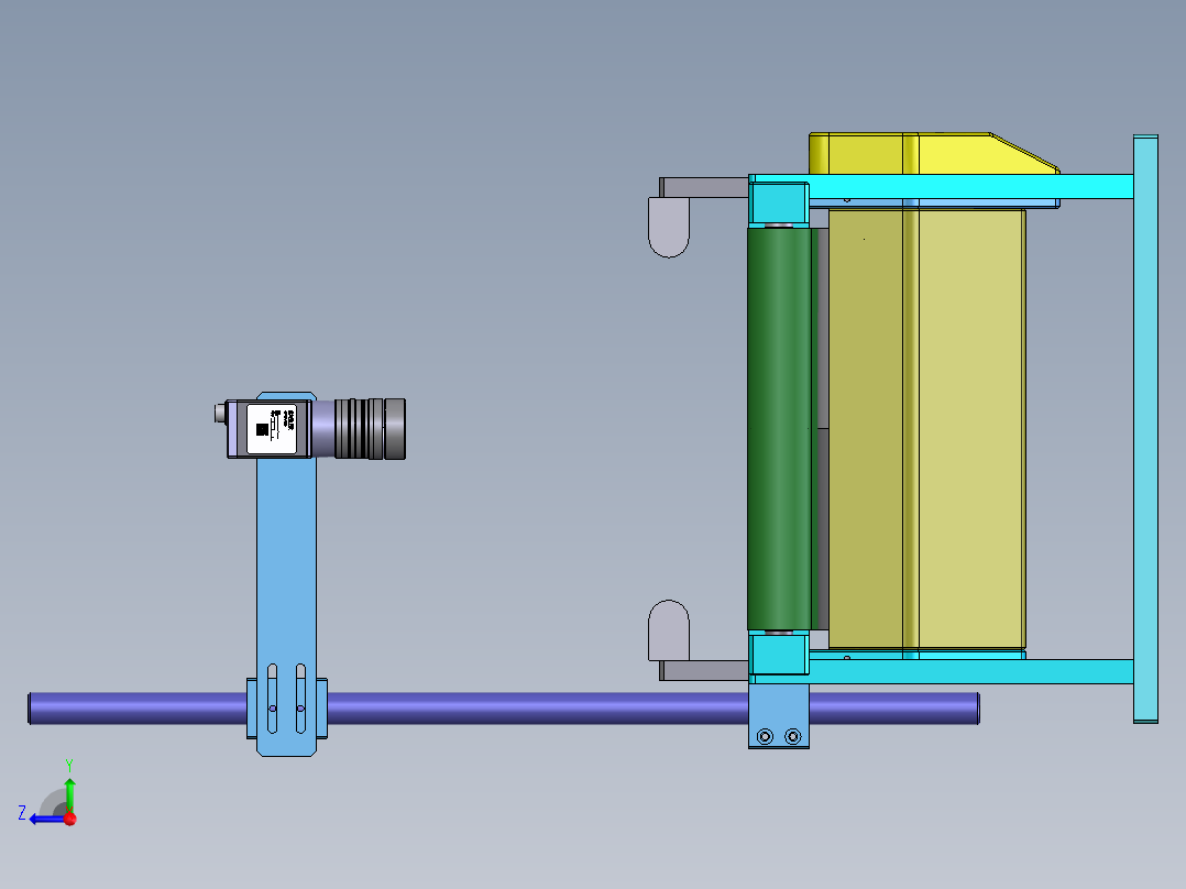 视觉拍照输送线  XT右视图