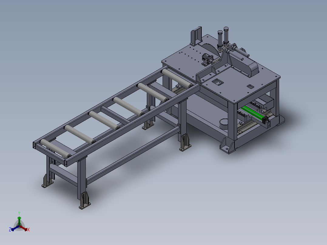 12寸定位夹紧自动切割锯
