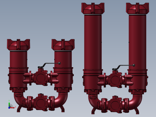 2款U-NF液压管路过滤器模型前视缩略图