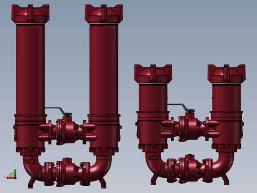 2款U-NF液压管路过滤器模型后视缩略图