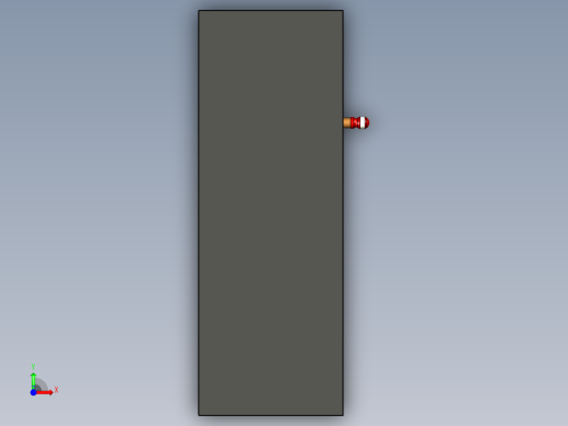 Modelado车床机构简易模型3D图纸前视缩略图