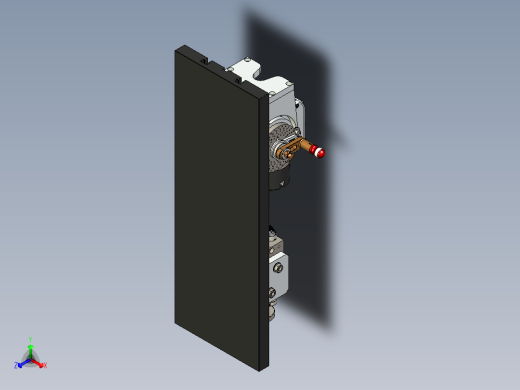 Modelado车床机构简易模型3D图纸正等轴测缩略图