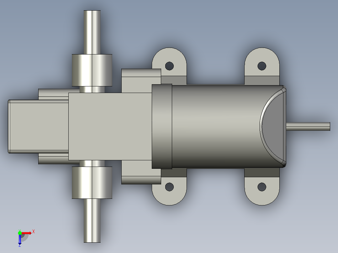 箱体洗锅射流泵PLD-1206俯视图