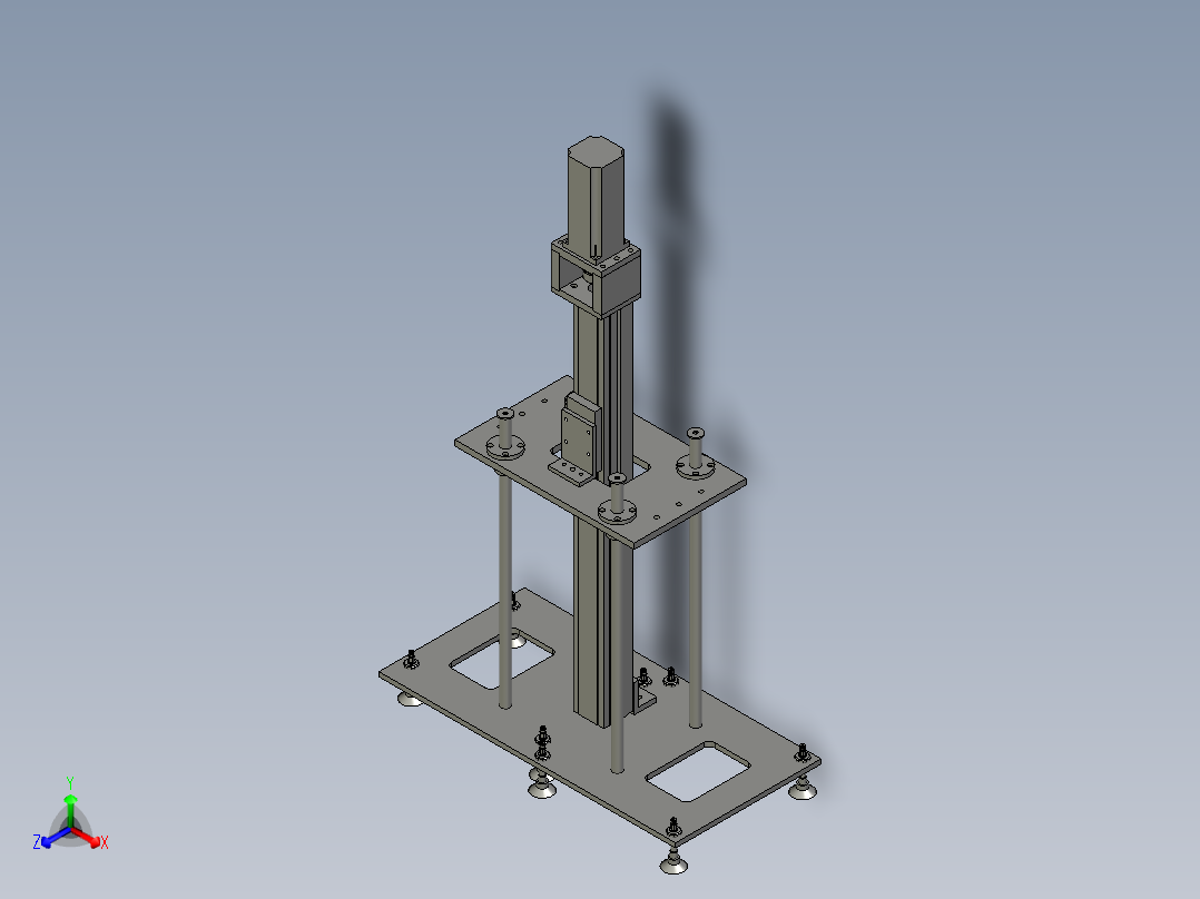托盘真空取手--AB正等轴测图