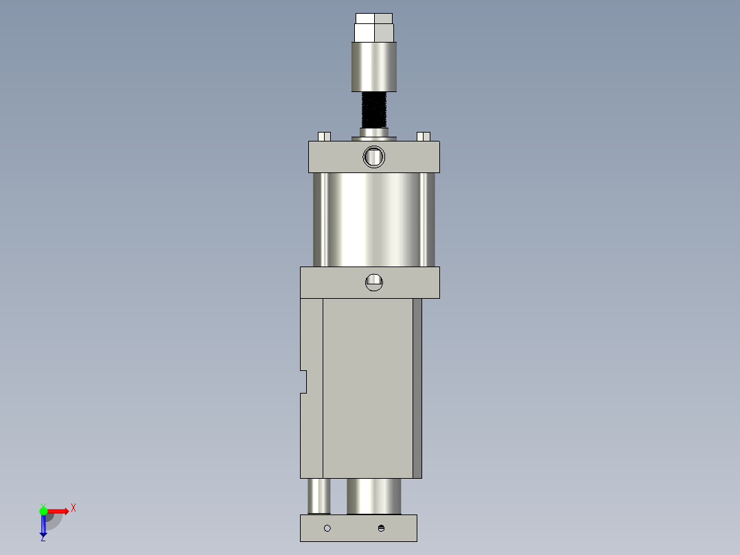 125X50-50伸出可调汽缸(2)V12俯视图