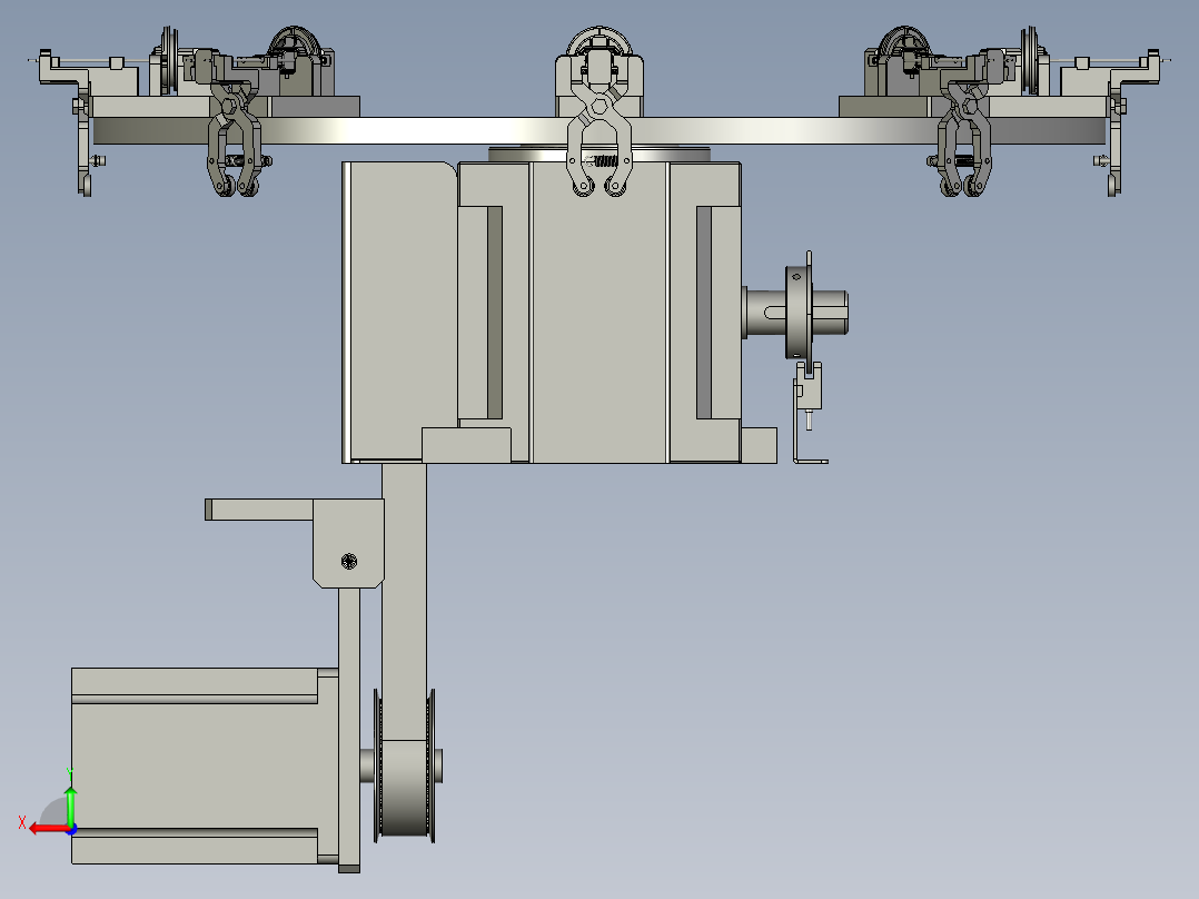 XMGZDTD-B1-000转盘组件后视图