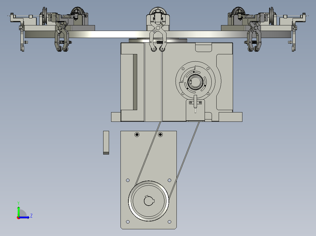 XMGZDTD-B1-000转盘组件左视图