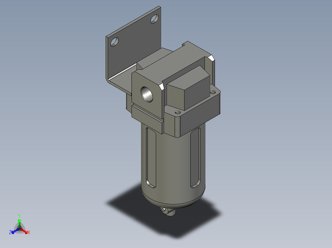塑胶件自动加螺纹设备设计-AF30-02B正等轴测图