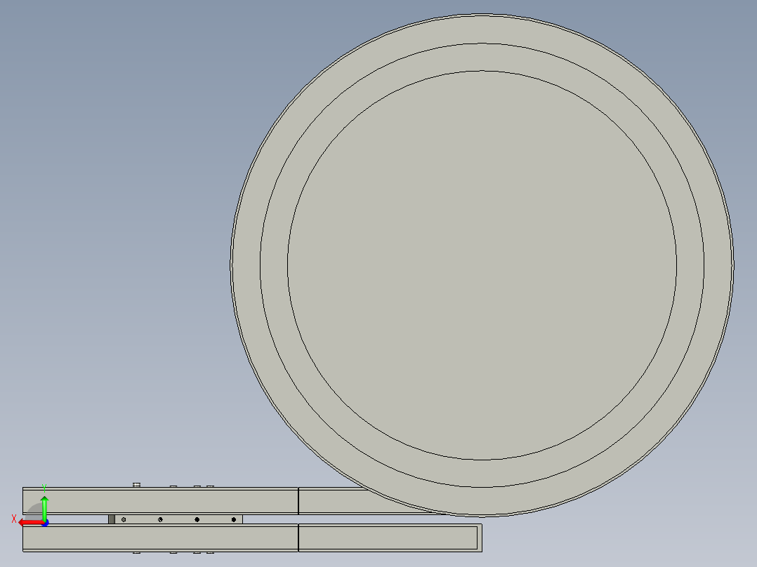 550-350振动盘示意图(1)双流道后视图