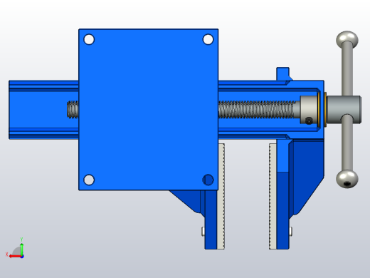 通用装配式右手150毫米偏置台虎钳后视缩略图
