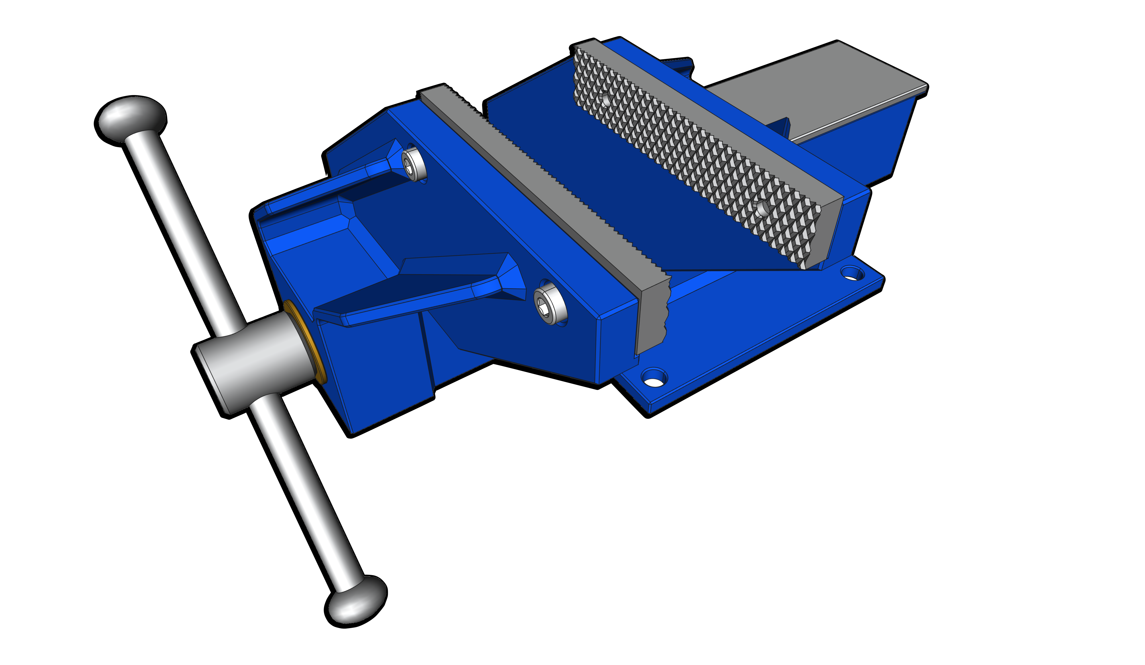 通用装配式右手150毫米偏置台虎钳