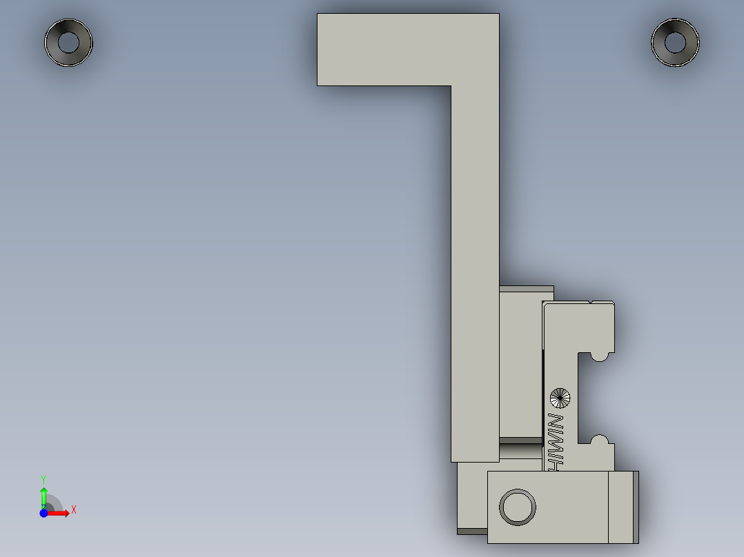 铜棒分料机构A100前视图
