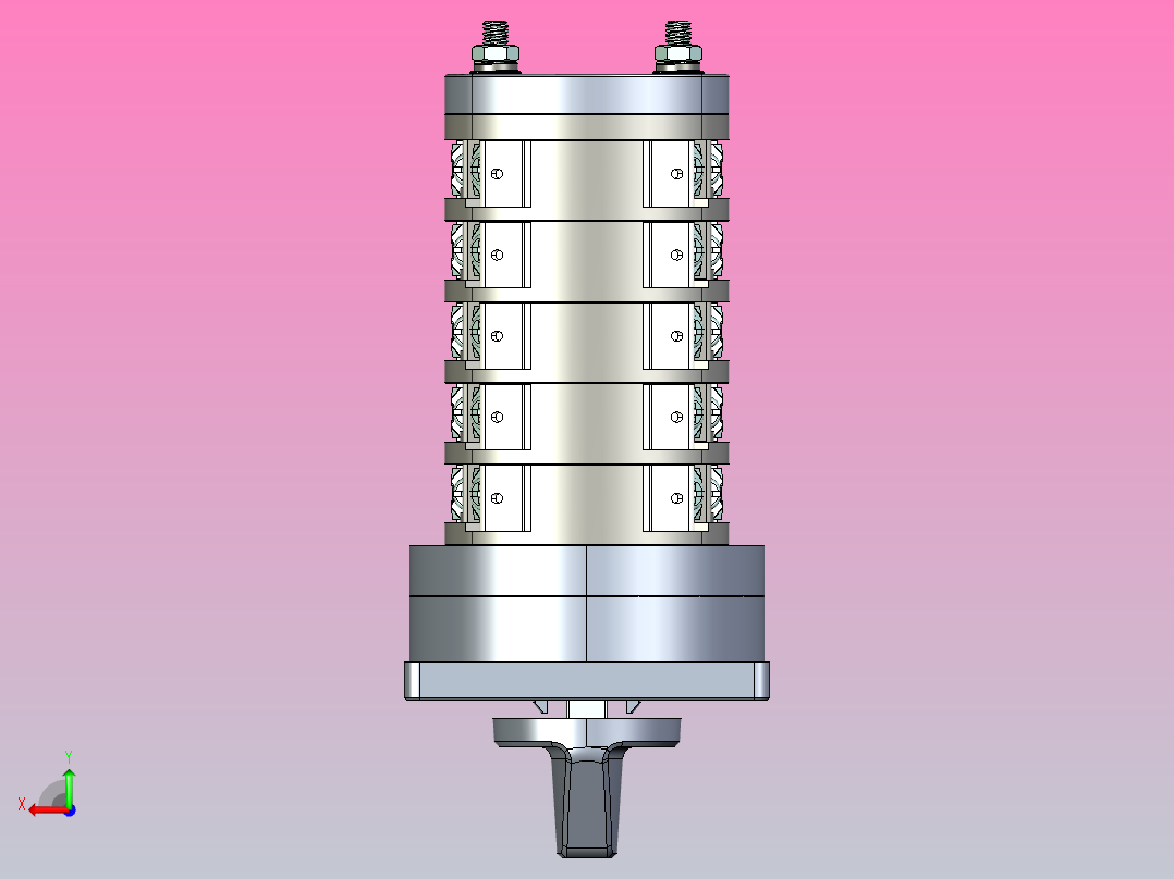 LW5D-16-5万能转换开关三维模型202011后视图