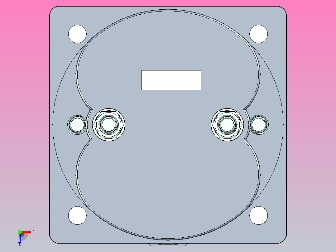 LW5D-16-5万能转换开关三维模型202011俯视图