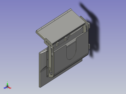 显示器支架正等轴测缩略图