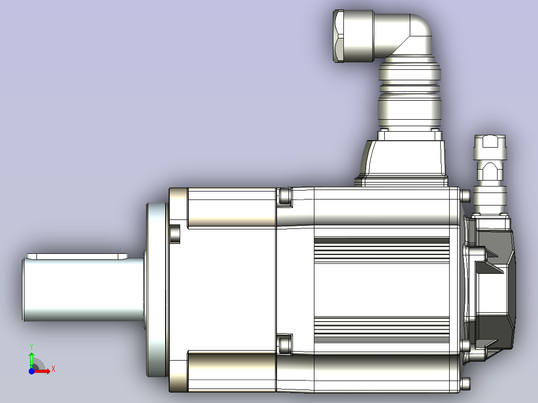 JSCC精研伺服减速电机 130mht1前视图