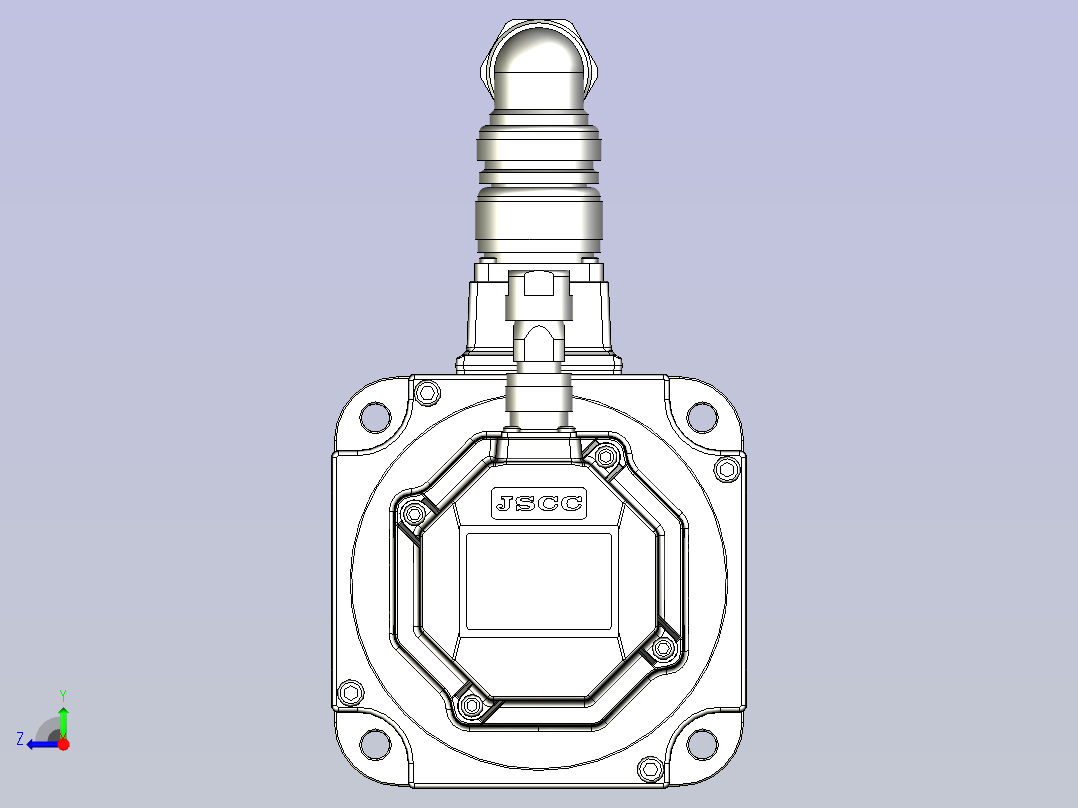 JSCC精研伺服减速电机 130mht1右视图