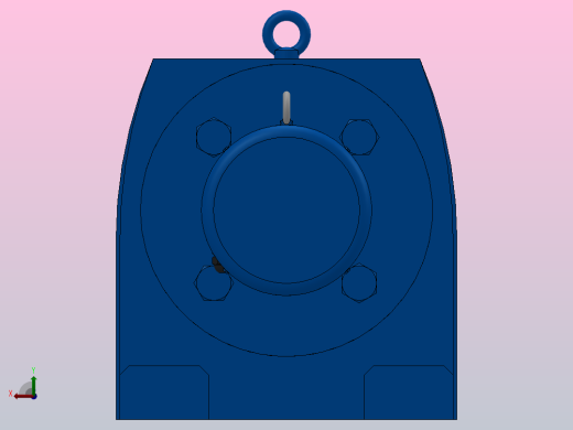 R97底脚轴伸式安装斜齿轮减速机R97-YVB0.25-8P-71-M1-0°后视缩略图