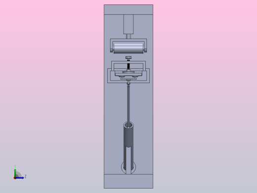 负压式气驱动钣金折弯装置