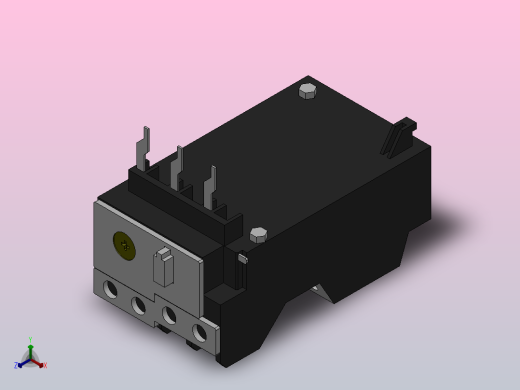 TK-0N型热过载继电器[TK-0N]正等轴测缩略图