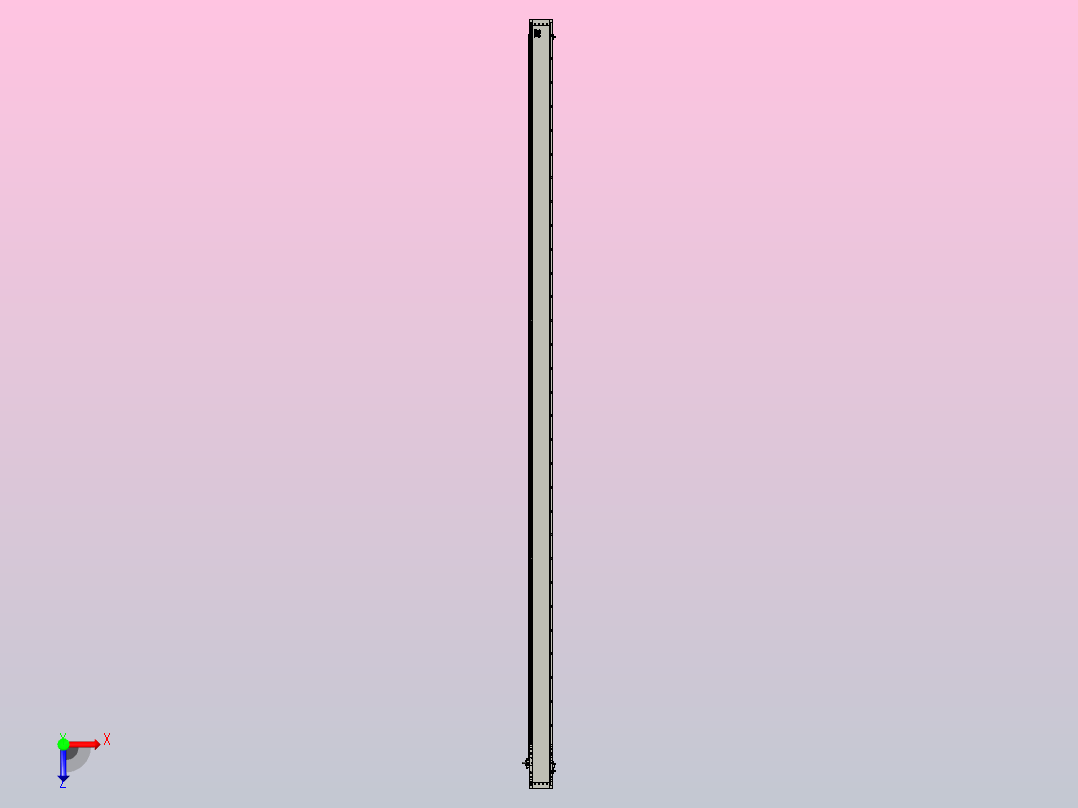 直驱直线电机轴TPA-LNP3-120-35C3-1-L3000-3-C-10-N3俯视图