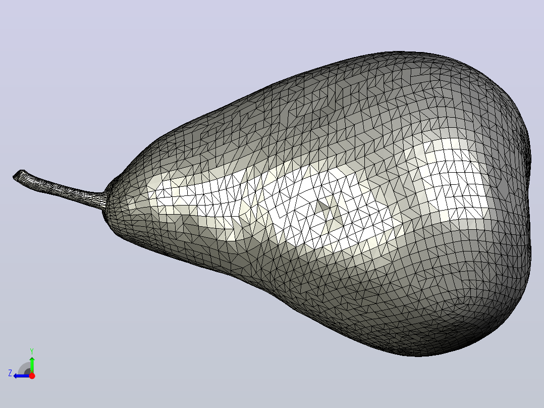 1_034Pear_02_4K水果蔬菜面包坚果右视图