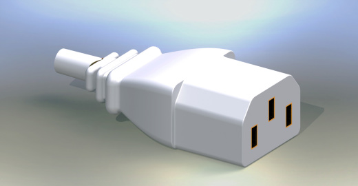 IEC 320 C13电缆端医用插头缩略图