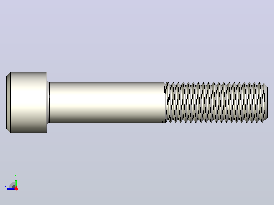 DIN_EN_ISO_4762_M24x130.ipt内六角螺钉右视图