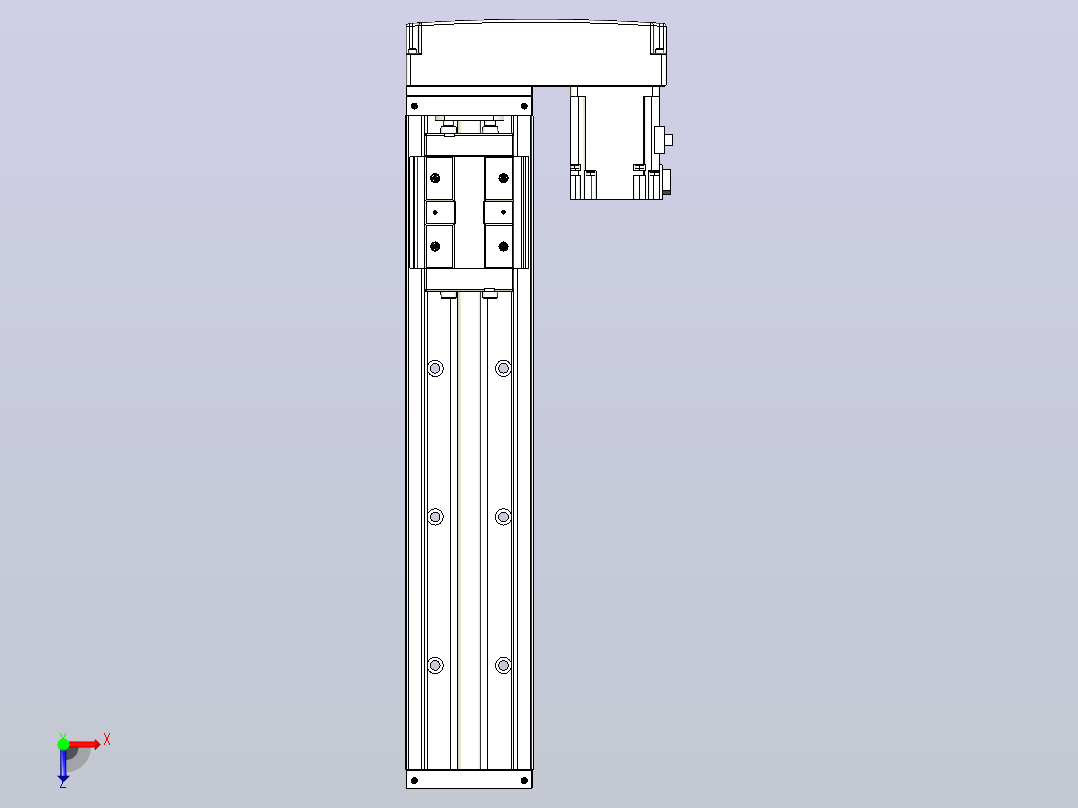 钢基模组TPA-KSR-8610C-440A1-MR-H0俯视图