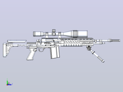 m14建模模型左视缩略图