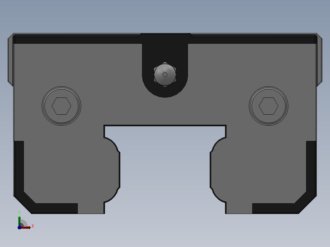FLS-法兰型 长 标准高型钢制标准滚珠滑块[SLS-20 R205D 814 20]前视图