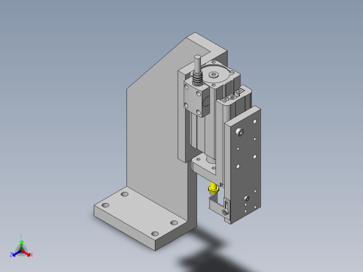 接点零件的动作检查组件