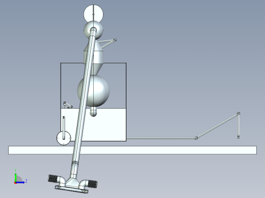 落叶清扫机设计左视缩略图