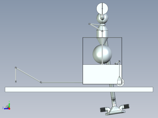 落叶清扫机设计右视缩略图