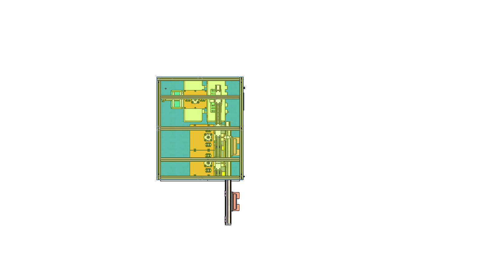 软包动力电芯自动角封切断机（sw17可编辑+工程图）
