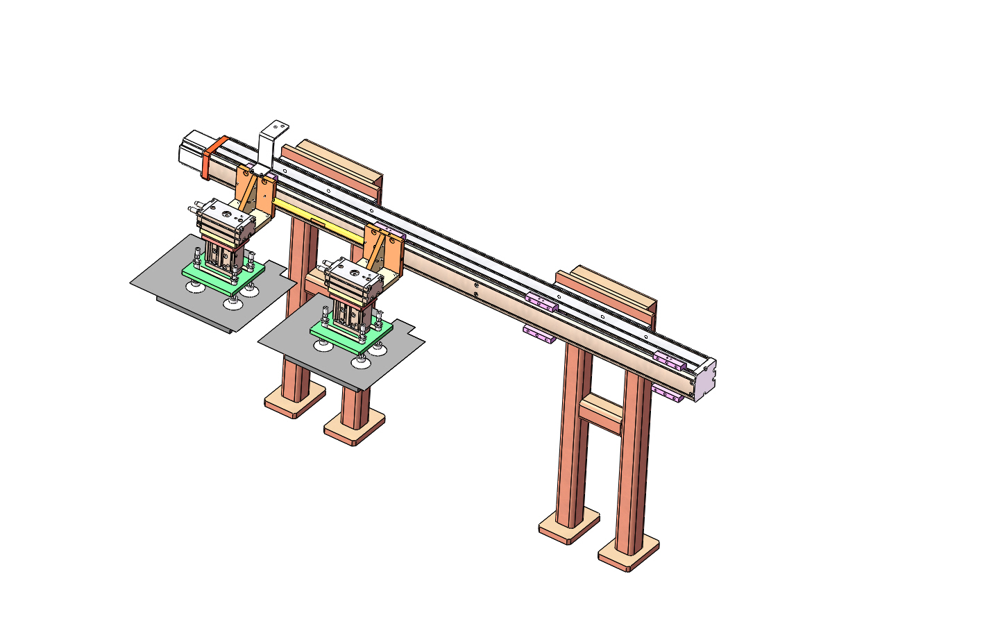 软包动力电芯自动角封切断机（sw17可编辑+工程图）