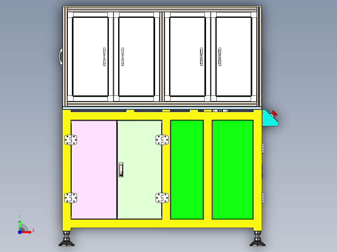 USB贴膜机前视图