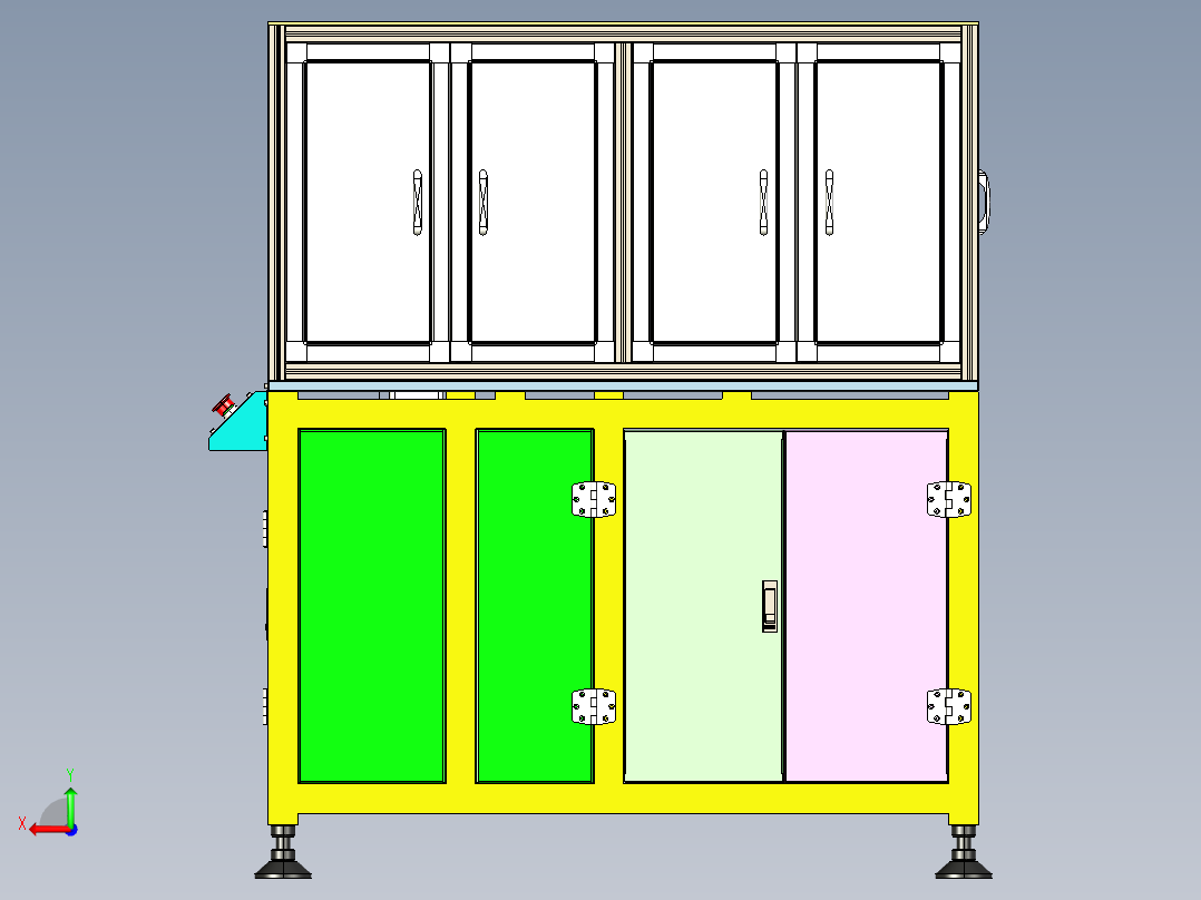 USB贴膜机后视图