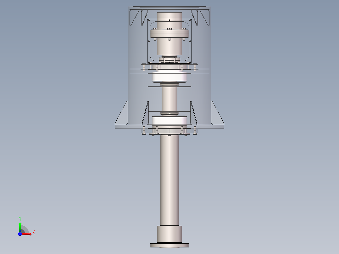搅拌机支架（实际应用前视图