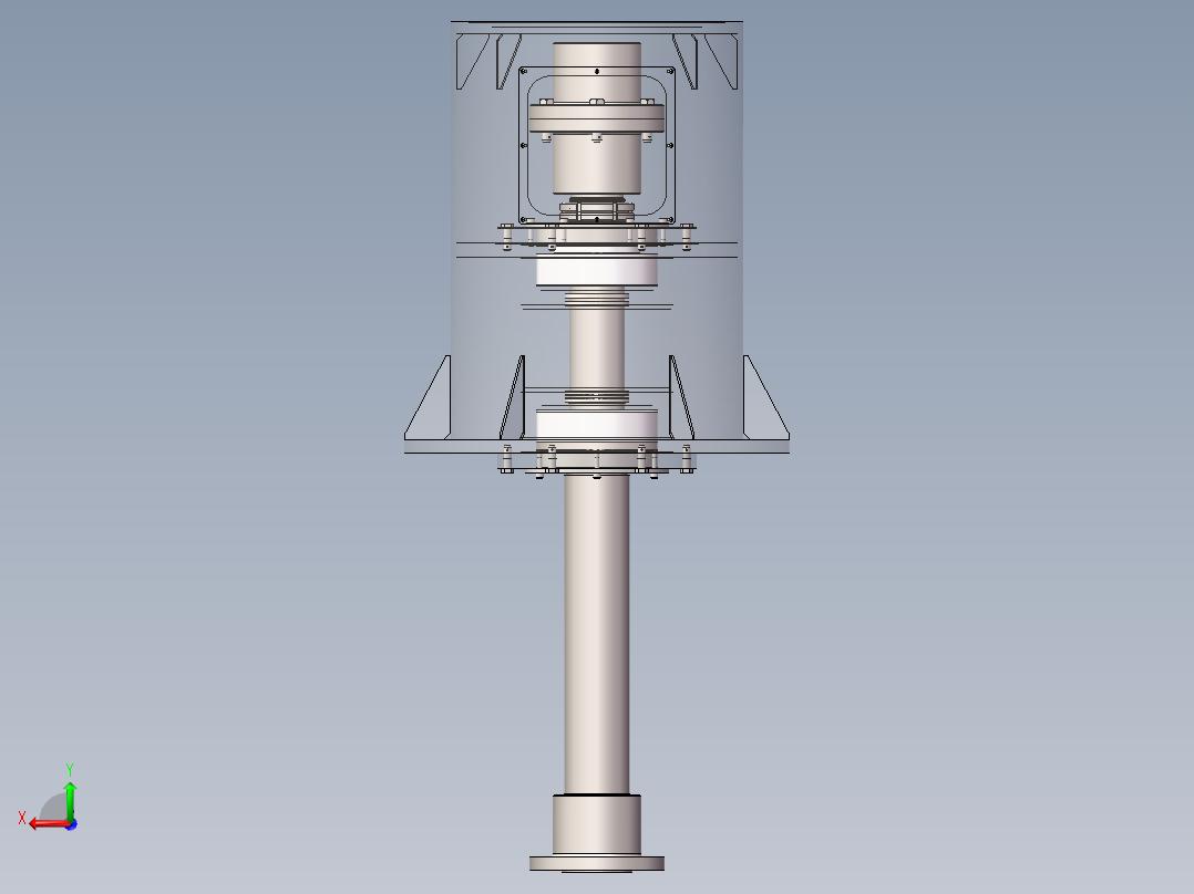 搅拌机支架（实际应用后视图