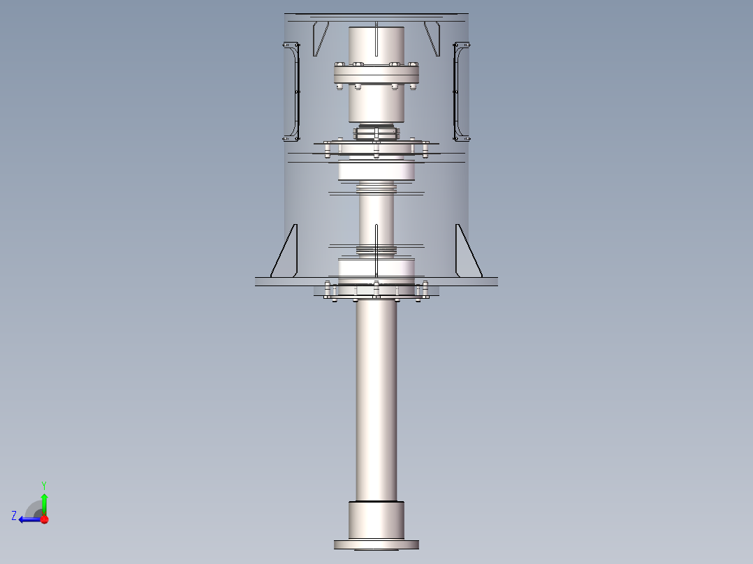 搅拌机支架（实际应用右视图