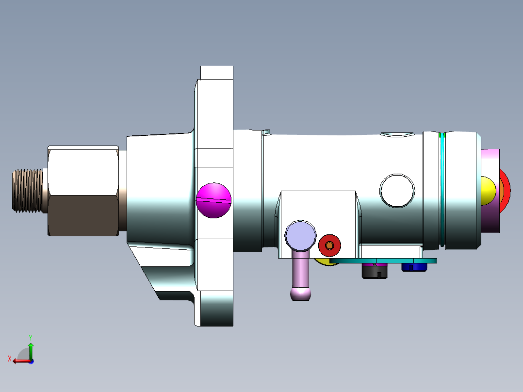 柴油机油泵2016后视图