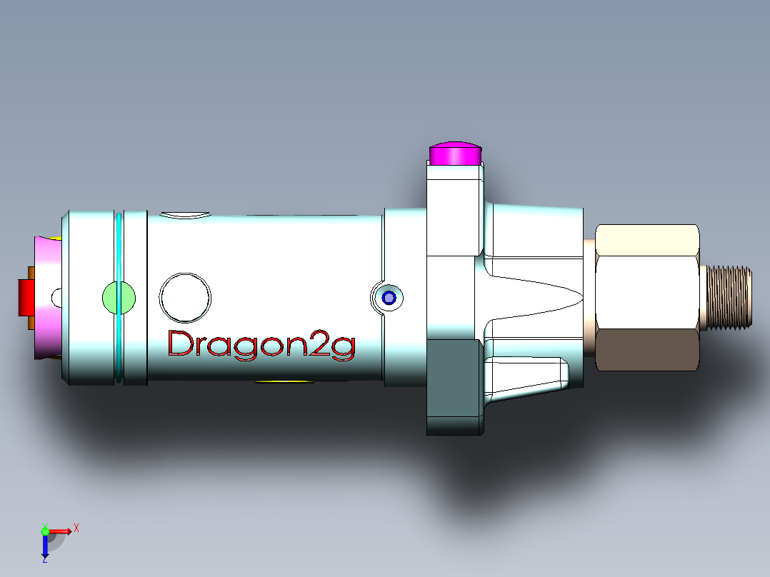 柴油机油泵2016俯视图